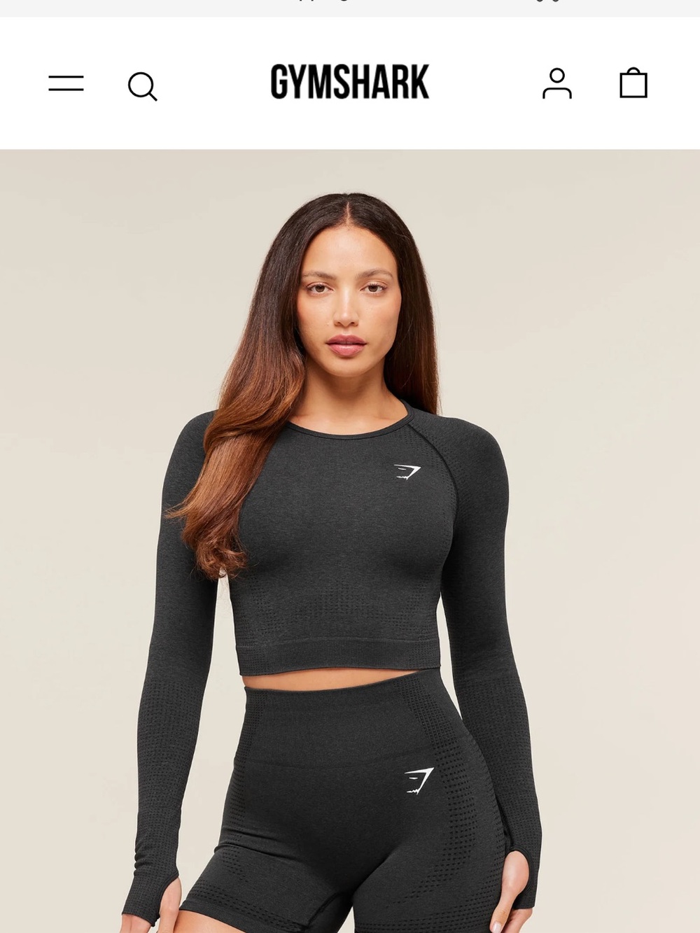 Gymshark Women's Seamless Long Sleeve Crop Top